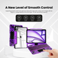 Cyber Purple – Y2K 360° Rotating iPad Keyboard Case