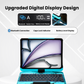 Aurora Blue – Y2K 360° Rotating iPad Keyboard Case