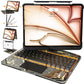 Black Gold – Y2K 360° Rotating iPad Keyboard Case